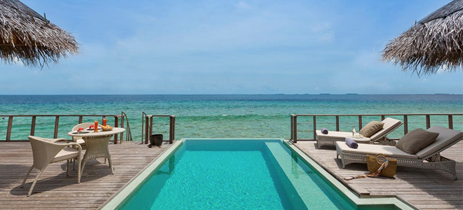Dusit Thani Maldives - Two bedroom Pavilion Pool
