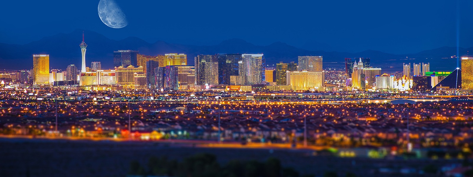 Luxury Las Vegas Holidays - Las Vegas Strip - Header