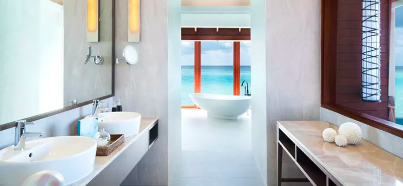 Maldives Holidays Anantara Dhigu Maldives Resort Anantara Over Water Pool Suite Bathroom