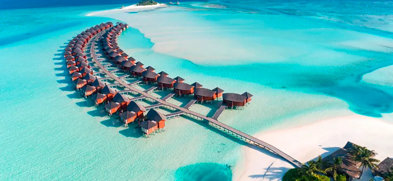 Maldives Holidays Anantara Dhigu Maldives Resort Sunrise Over Water Suite Exterior