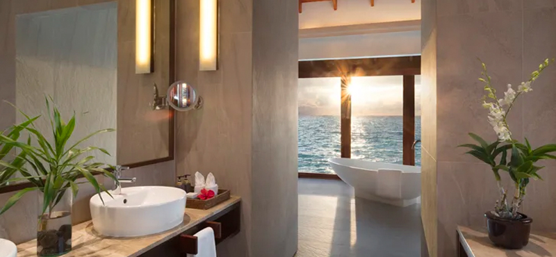 Maldives Holidays Anantara Dhigu Maldives Resort Sunset Over Water Suite