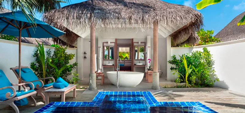 Maldives Holidays Anantara Dhigu Maldives Resort Sunset Pool Villa