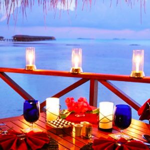 Maldives Holidays Medhufushi Island Resort Alfresco Restaurant