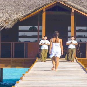 Maldives Holidays Medhufushi Island Resort Spa Entrance