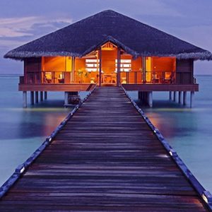 Maldives Holidays Medhufushi Island Resort Spa Exterior At Night