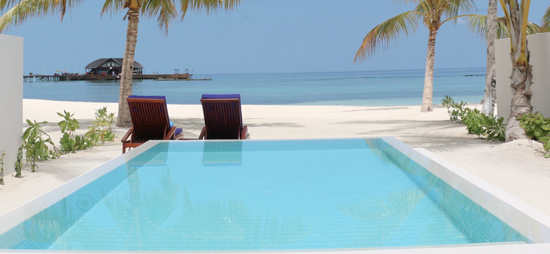 luxury Maldives holiday Packages Olhuveli Resort And Spa Maldives Grand Beach Villa With Pool