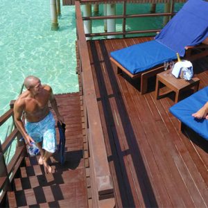 luxury Maldives holiday Packages Olhuveli Resort And Spa Maldives Sunset Jacuzzi Water Villas
