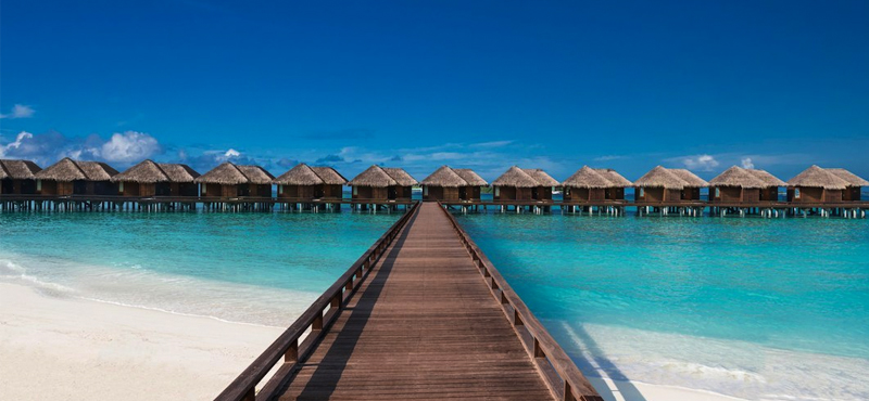 luxury Maldives holiday Packages Sheraton Full Moon Resort Water Bungalow With Pool