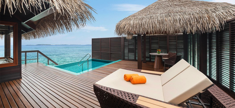 luxury Maldives holiday Packages Sheraton Full Moon Resort Water Villa With Pool