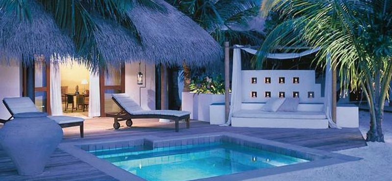 Luxury Maldives holiday Packages Taj Exotica Maldives Deluxe Beach Villa