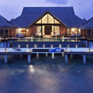 luxury Maldives holiday Packages Taj Exotica Maldives The Rehendi Presidential Overwater Suite With Pool