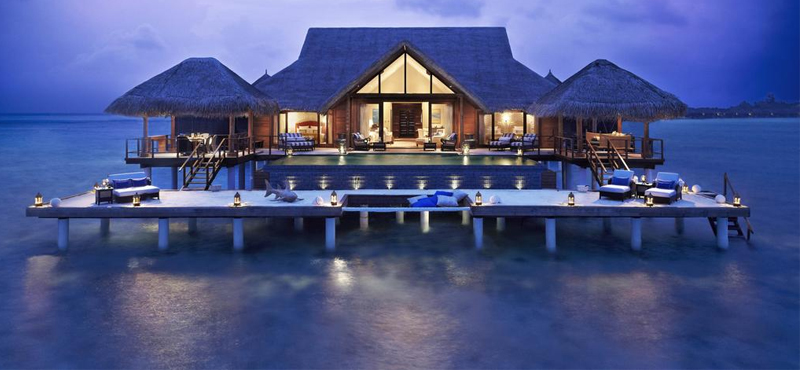 luxury Maldives holiday Packages Taj Exotica Maldives The Rehendi Presidential Overwater Suite With Pool