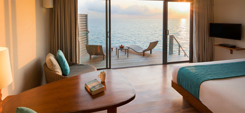 luxury Maldives holiday Packages Centara Ras Fushi Resort And Spa Maldives Deluxe Sunset Water Villa