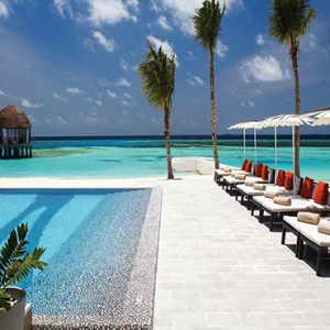 Ozen By Atmosphere At Maadhoo Island Luxury Maldives Honeymoon Packages Joie De Vivre Sun Loungers