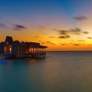 Ozen By Atmosphere At Maadhoo Island Luxury Maldives Honeymoon Packages Traditions Restaurants Sunset