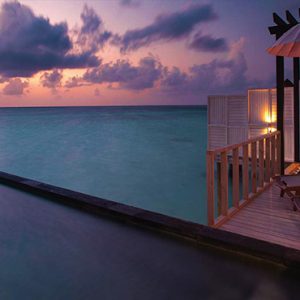 Ozen By Atmosphere At Maadhoo Island Luxury Maldives holiday Packages Wind Villa With Pool Bathroom