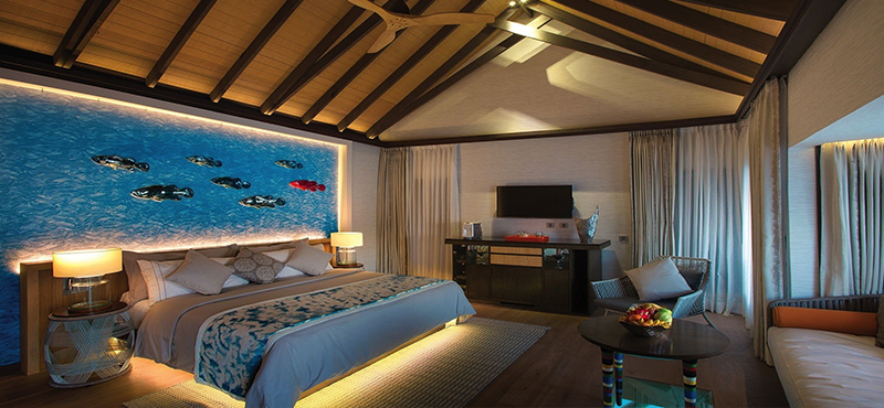 Ozen By Atmosphere At Maadhoo Island Luxury Maldives holiday Packages Wind Villa With Pool Bathroom