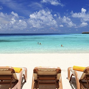 centara ras fushi - maldives honeymoon packages - beach