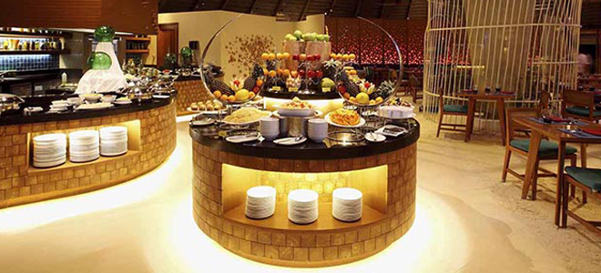 Oceans bar - maldives - buffet