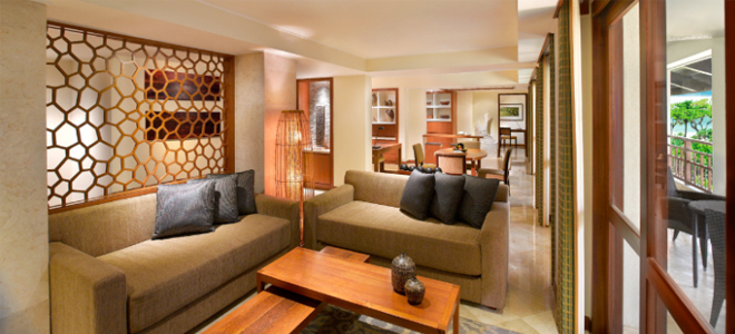 Grand Hyatt Bali - Grand Suite King Bedroom Double Living Area