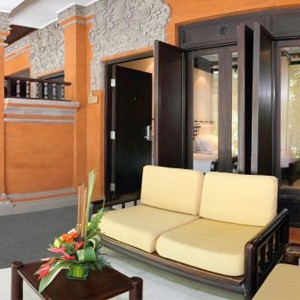 Legian Beach Bali - Superior Family Room Terrace