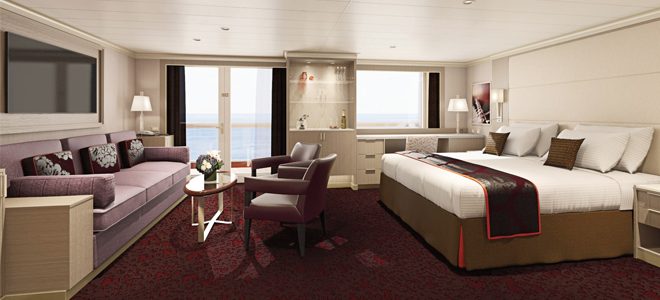 Neptune Suite - ms Kiningsdam - Holland America Line