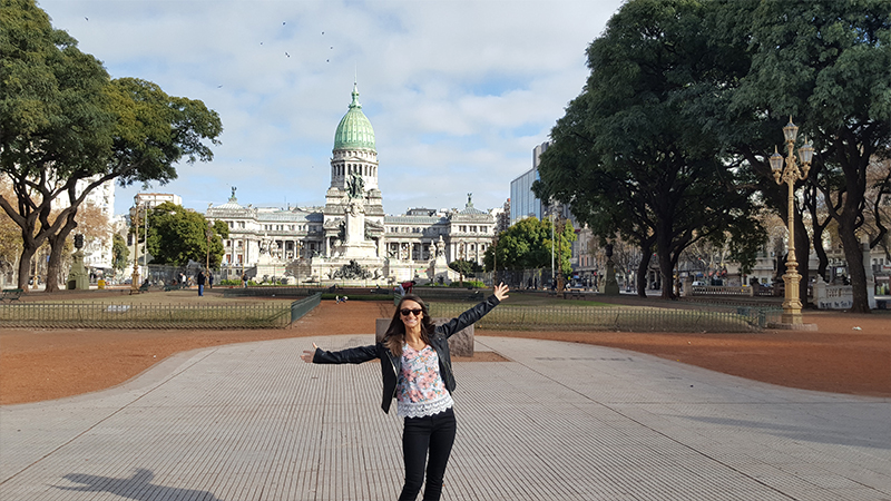 South America Tours - Buenos Aires michelle Selfie - Luxury south America holidays