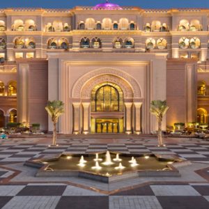 Terrace Area At Night1 Emirates Palace Abu Dhabi Abu Dhabi Holidays