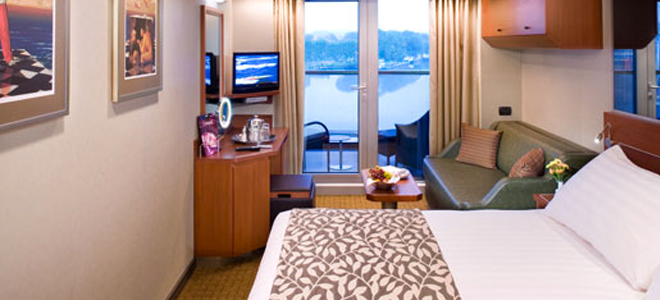 Verandah Room- ms Eurodam Ship - Luxury Cruise Holidays
