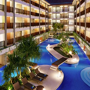 Four Points by Sheraton Bali - Luxury bali Holiday packages - lagoon pool