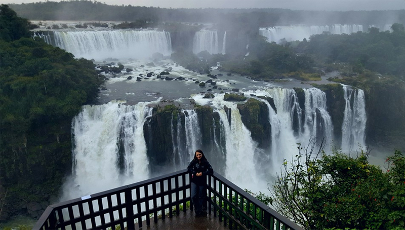 michelle embarks on the best south africa tours - Iguazu Falls National Park