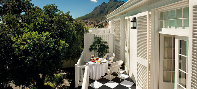 Cape Cadogan Boutique hotel - Cape Town Honeymoons - Standard rooms - Balcony