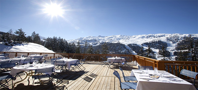 Club Med Meribel LAntares - France holiday - The Cassiopée restaurant view