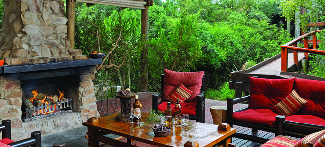 Kariega Game Reserve - Main Lodge Terrace