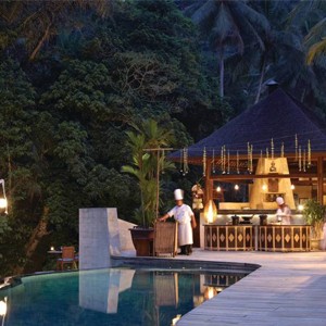 Night time - Four Seasons Bali at Sayan - Luxury Bali Holidays