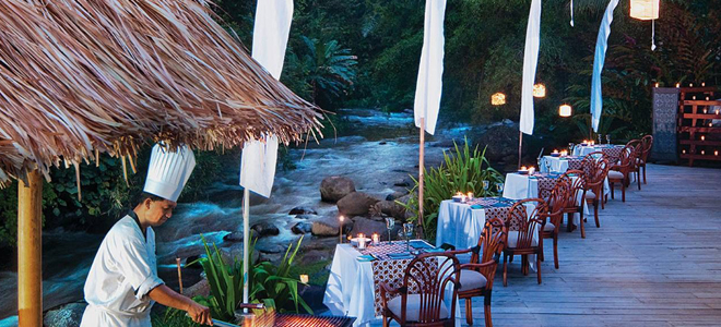 Riverside Cafe - Four Seasons Bali at Sayan - Luxury Bali Holidays