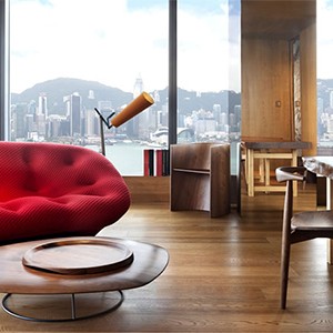 hotel icon - hong kong holiday - DESIGNER SUITE BY VIVIENNE TAM lounge