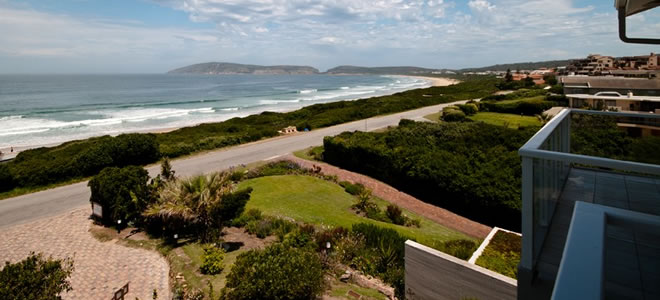 Robberg beach lodge view- South Africa - balcony