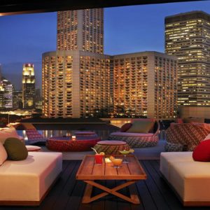 Naumi Hotel Singapore Luxury Singapore Holiday Packages Relaxing Area On Rooftop