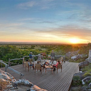 Shamwari Game Reserve - South Africa - Explorer camp - sundown