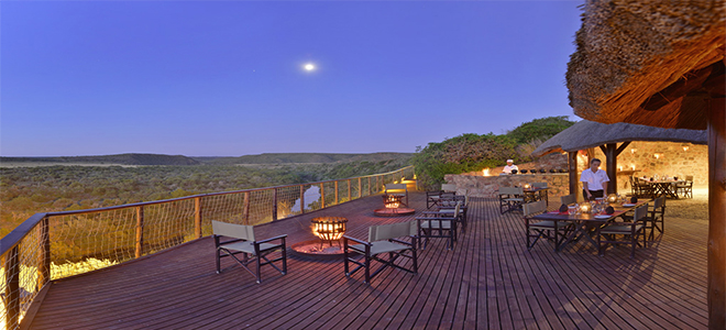 Shamwari Game Reserve - South Africa - Riverdene Family Lodge - boma dinner