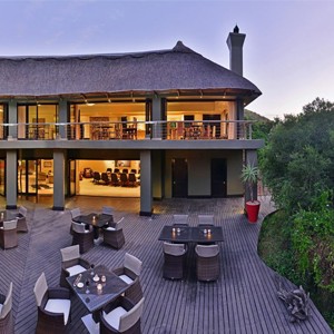 Shamwari Game Reserve - South Africa - Eagles Crag Lodge - Dining