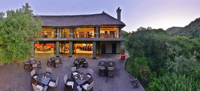 Shamwari Game Reserve - South Africa - Eagles Crag Lodge - Dining