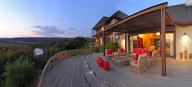 Shamwari Game Reserve - South Africa - Sarili Lodge - Terrace