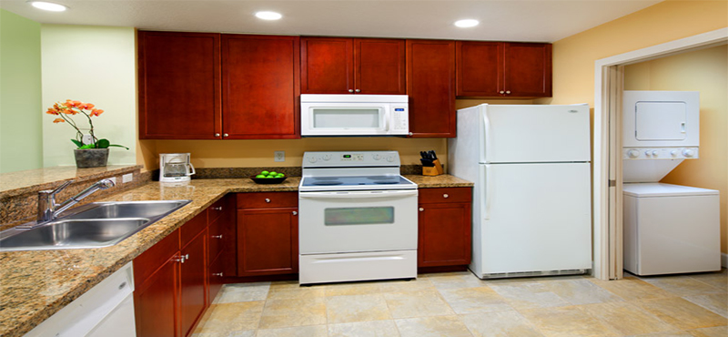 Sheraton Vistana Villages Resort Villas Orlando Holiday One Bedroom Premium Villa Kitchen