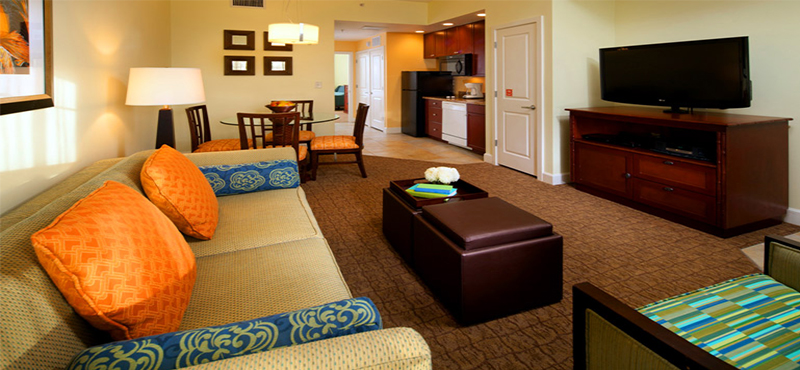 Sheraton Vistana Villages Resort Villas Orlando Holiday One Bedroom Villa Living Room