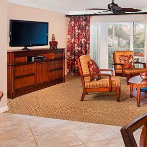 Sheraton Vistana Villages Resort Lake Bueno Vistas Orlando Holiday Two Bedroom Villa Lounge