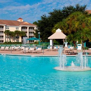 Sheraton Vistana Villages Resort, Lake Bueno Vistas Orlando Holiday Pool Fountain