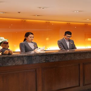 luxury Thailand holiday Packages Rembrandt Hotel Bangkok Reception Area