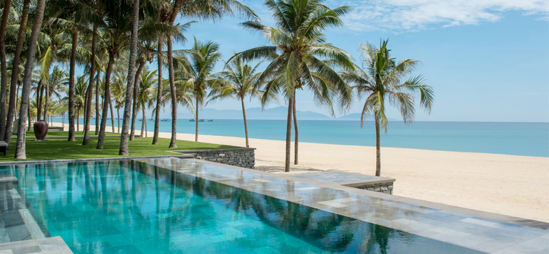 luxury Vietnam holiday Packages Four Seasons Resorts Nam Hai Five Bedroom Beachfront Pool Villa 3